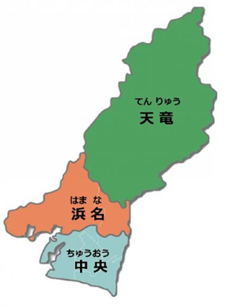 浜松市区割り図
