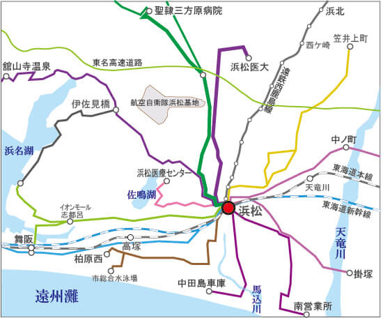 天浜線路線図