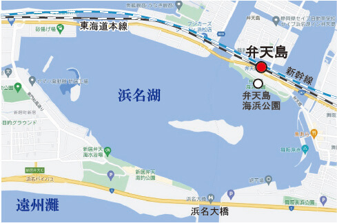 JR弁天島駅周辺図
