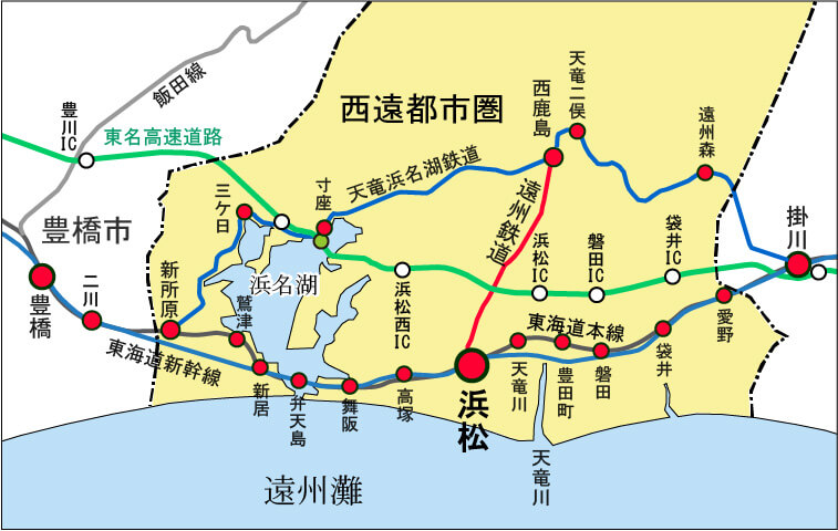 西遠都市圏の公共交通