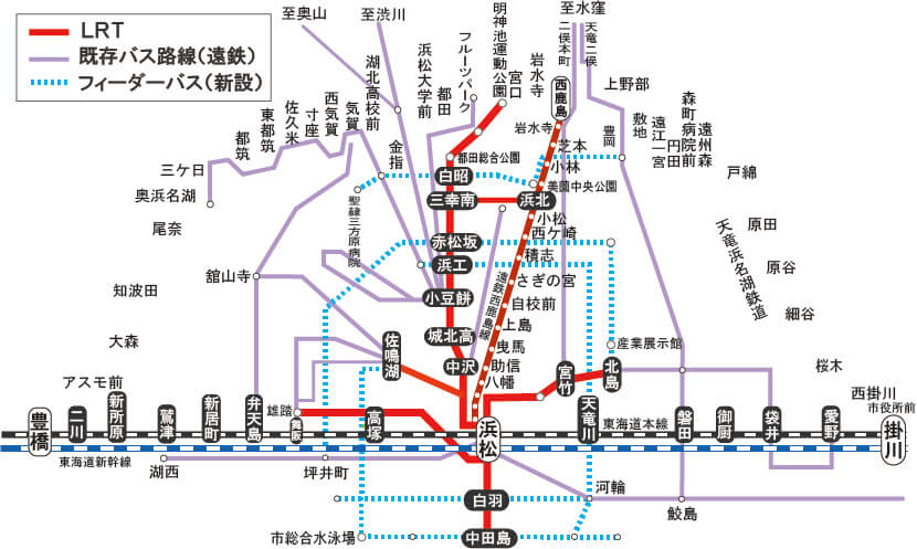 西遠都市圏運輸連合イメージ図
