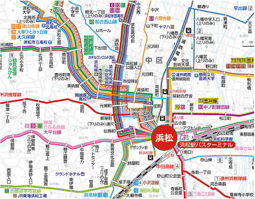 遠鉄バス路線図